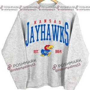 1864 NCAA Kansas Jayhawks University of Kansas Retro sweatshirt shirt grey grey